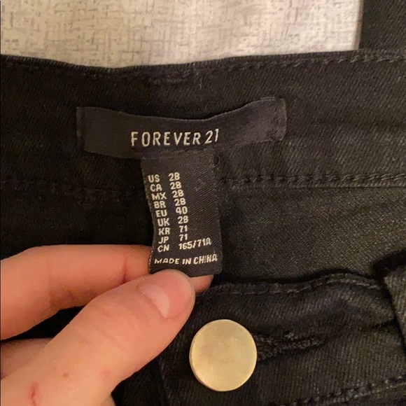black forever 21 skinny jeans - Picture 2 of 3